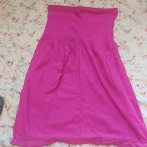 Pink Strapless Dress